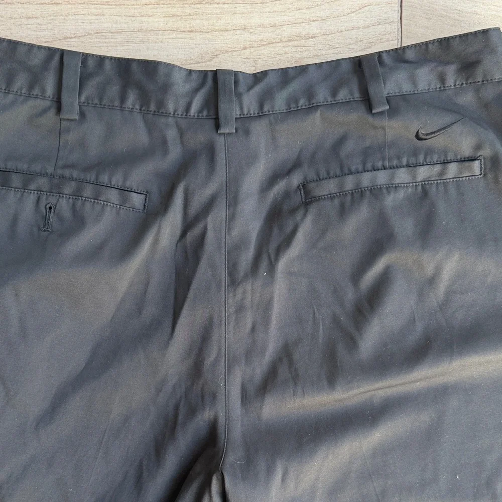 Nike Men's Black Flat Front Shorts